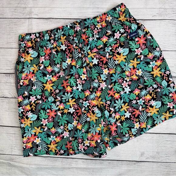 Chubbies NEW "The Bloomerangs" Men's Classic Swim Trunks Jungle Print Size Small - Picture 11 of 12